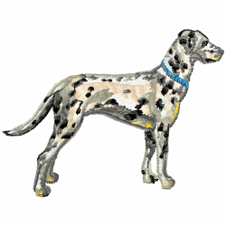 Dogs Embroidery Design 7 Dogs Embroidery Design 7
